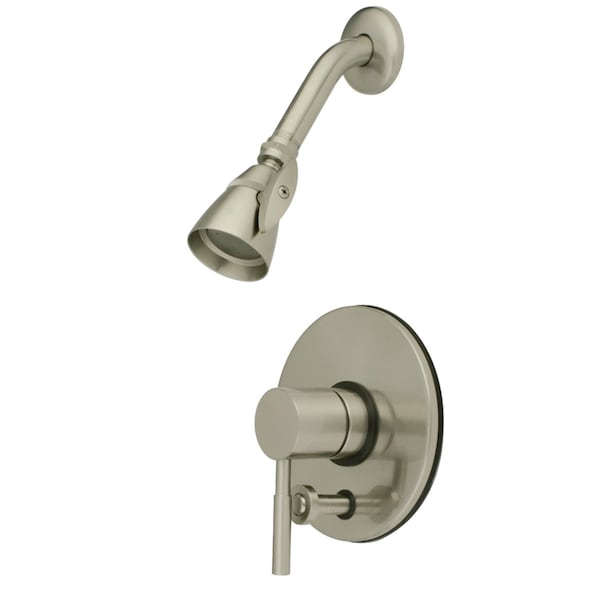 Shower Faucet, Brushed Nickel, Wall Mount